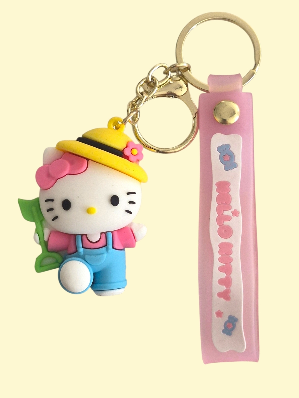 Hello Kitty Spring Garden Bag Charm / Keychain